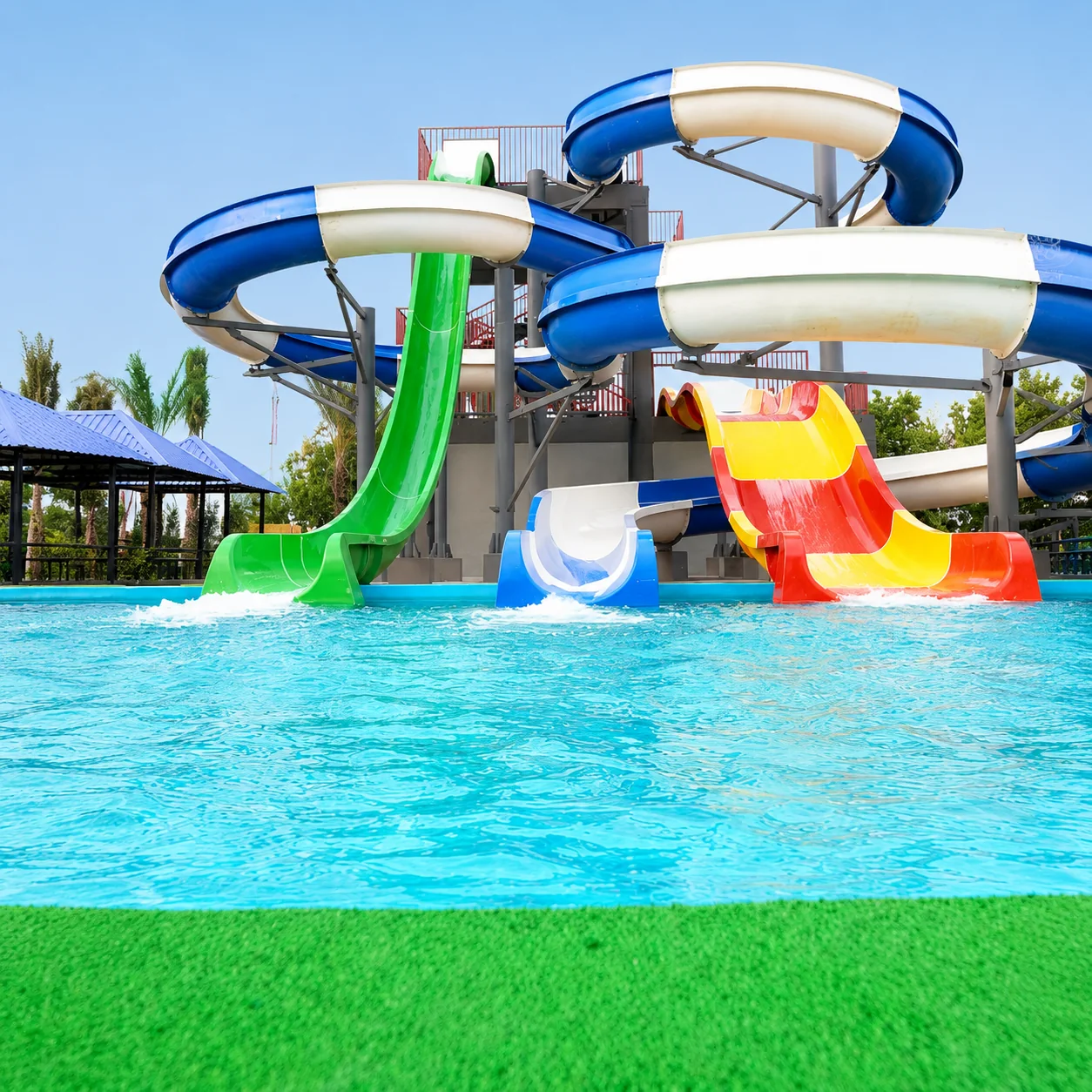 Water Slides at Naturals Aqua Resort