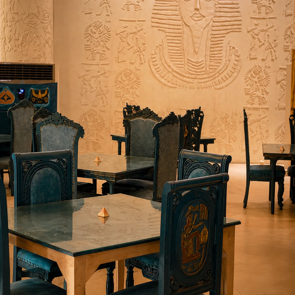 Cairo restaurant interior at Naturals Club & Resort