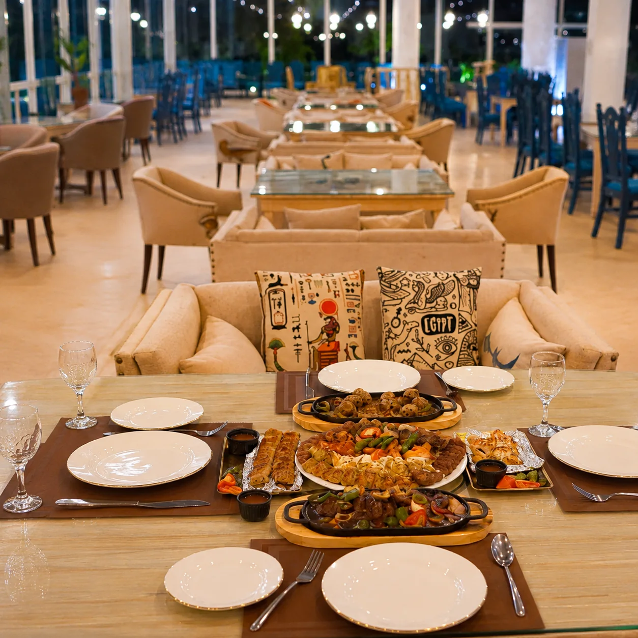 Cairo dining table at Naturals Club & Resort