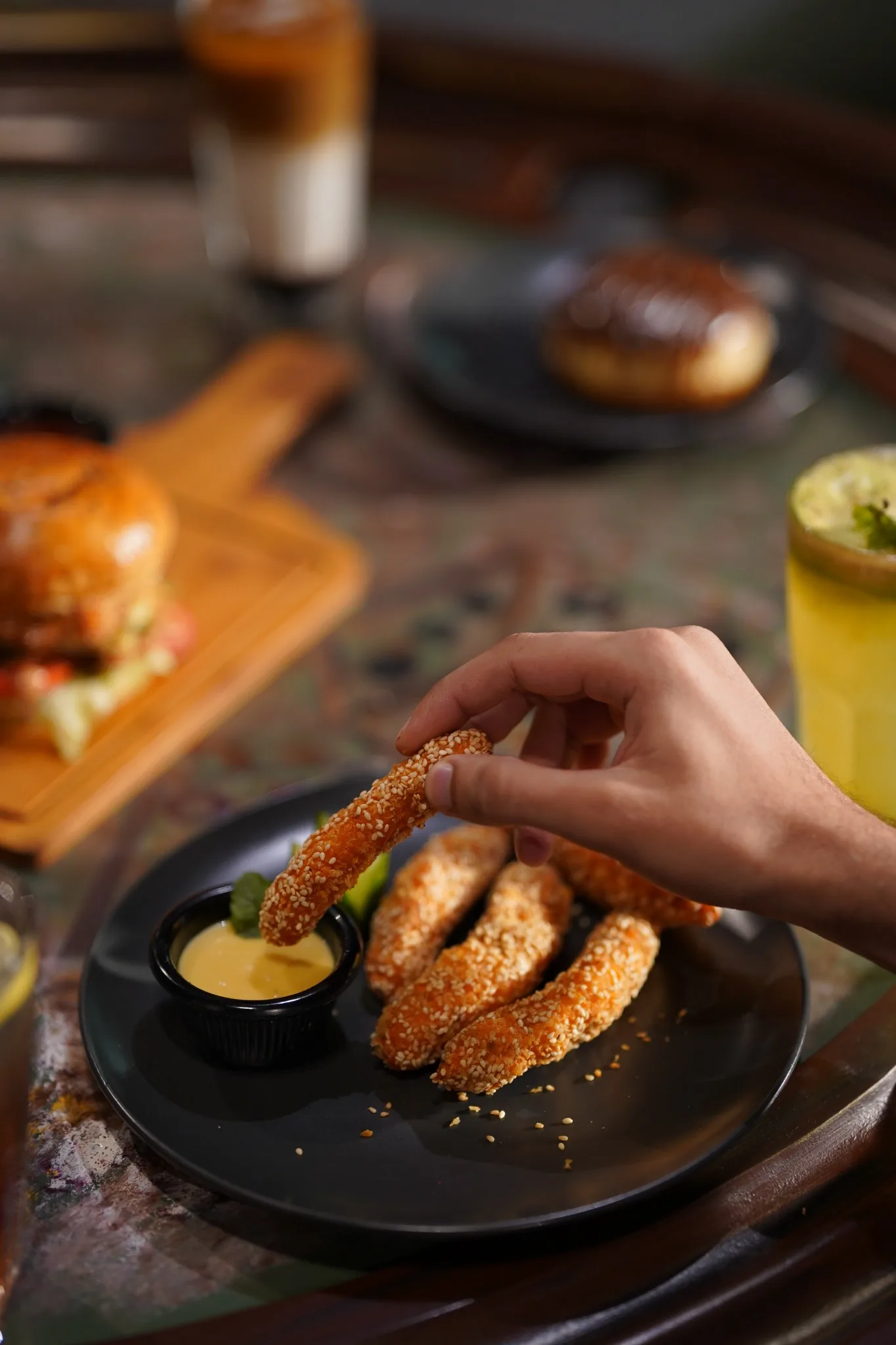 Food served at Toprange Café